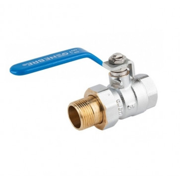 Threaded ball valve for water with an American GENEBRE 3048 DN40
